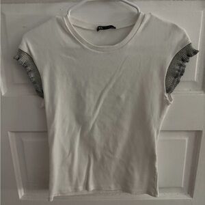 Zara Sparkle Sleeve Shirt